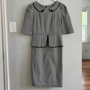 Retro Houndstooth 50s Wiggle Dress I Love Lucy